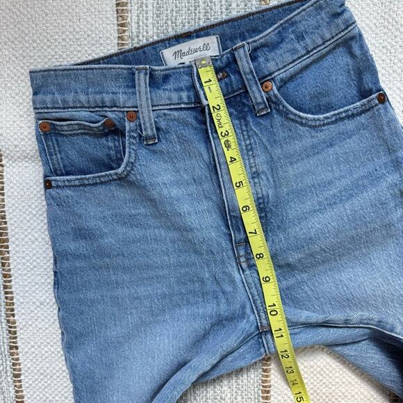 Madewell The Perfect Vintage Straight Jeans in Reinhart Wash Women’s Size 23 - Picture 8 of 13
